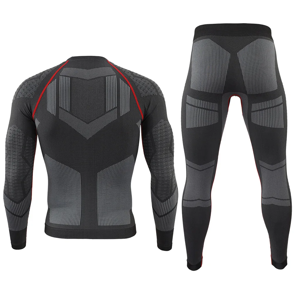 Nueva ropa interior sin costuras No.4 para exteriores para hombre, transpirable, de secado rápido, entrenamiento deportivo, Fitness, Yoga, conjunto, ropa térmica de esquí - imagen 3