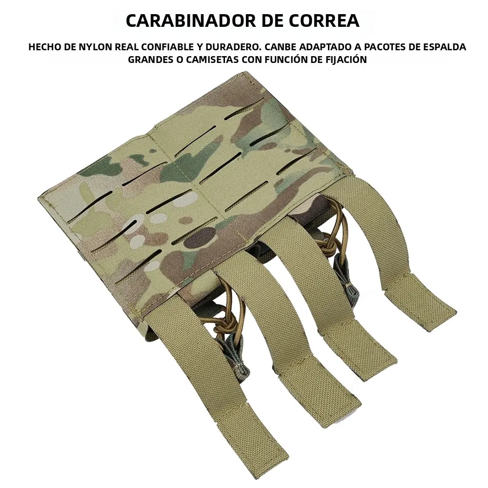 SINAIRSOFT-bolsa táctica Molle, doble bolsa para revistas, bolsas magnéticas, soporte Universal para cartuchos para M4 M14 M16 AK AR - imagen 3