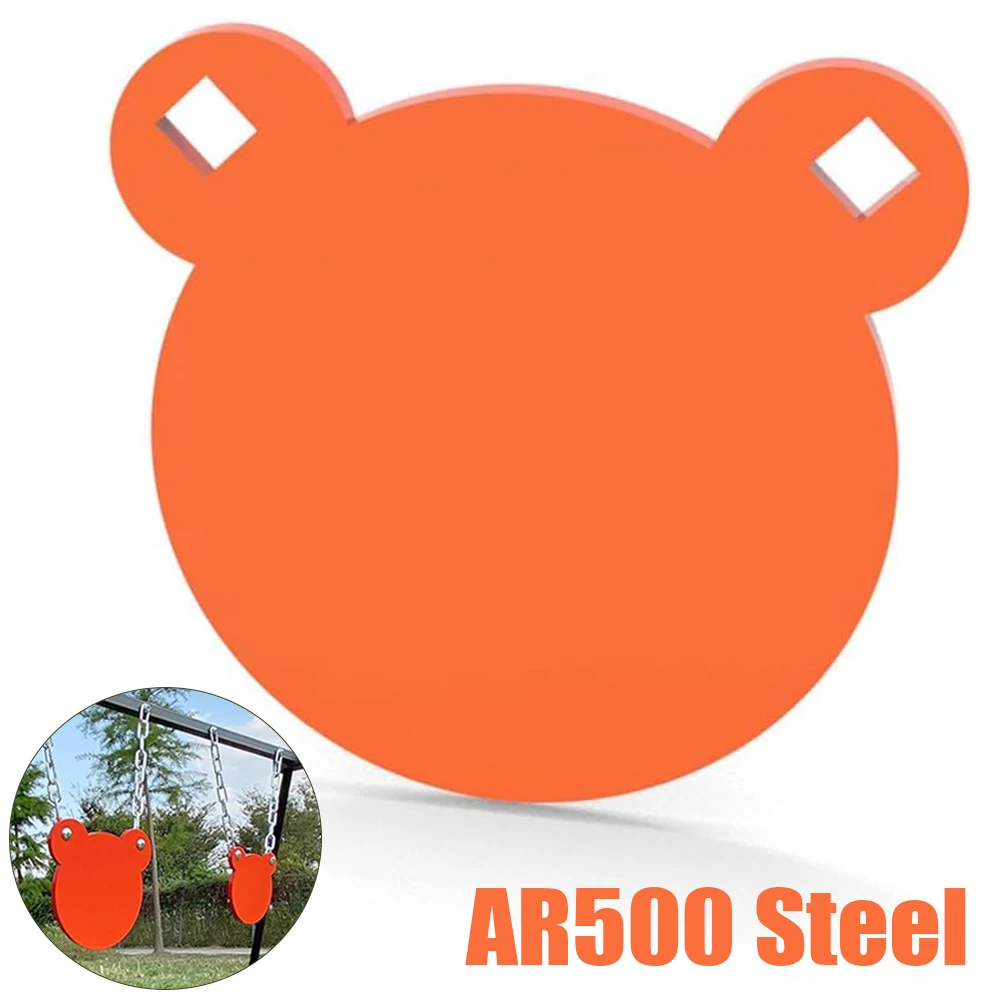 Arco de acero AR500, objetivo de tiro de Metal, colgador de placa, objetivo para pistola Airsoft de largo alcance, práctica de entrenamiento de tiro con Rifle