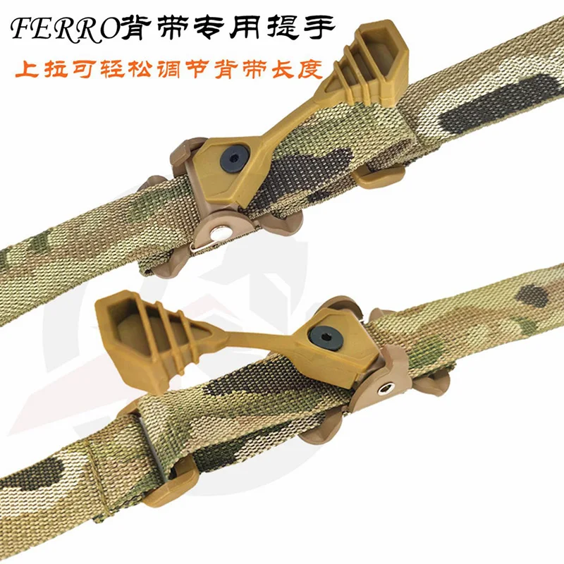 Eslinga para Rifle táctica MOLLE láser mejorada y optimizada estilo Ferro 500D de dos puntos de ajuste rápido - imagen 3