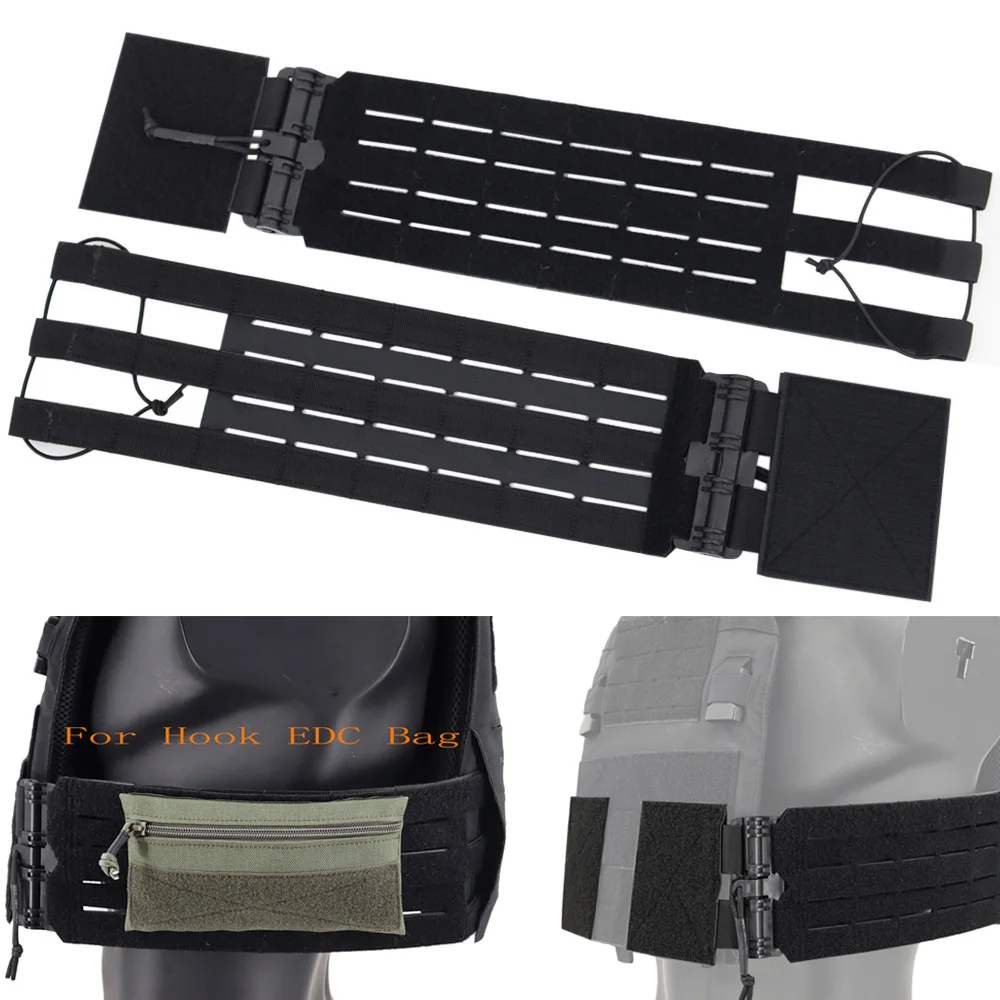 1 par de chaleco táctico Cummerbund conjunto de hebilla de liberación rápida para caza Airsoft JPC CPC 6094 420 accesorios de chaleco