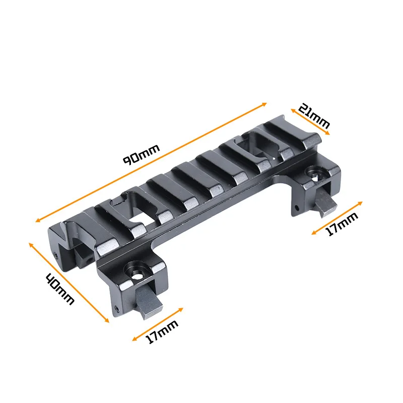 Base de montaje de alcance táctico HK MP5, riel Picatinny de 20mm, accesorio de mira de punto rojo para pistola Airsoft BB AEG GBB, accesorios para pistola de juguete - imagen 3