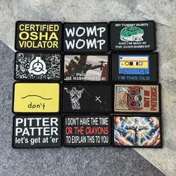 Parche Divertido de Morale para Airsoft, Táctico Militar, Brazalete del Ejército, Parches Impresos con Gancho y Bucle para Ropa y Mochilas