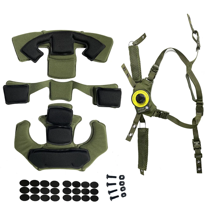 Almohadillas protectoras para casco de Paintball Airsoft táctico, almohadilla de espuma viscoelástica Gen1 para casco Wendy Fast MICH ACH - imagen 3