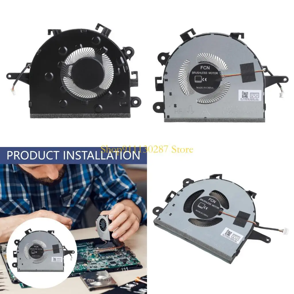Ventilador enfriamiento J1HC CPU Readering Reemplazo reemplazo Radiador ventilador enfriamiento para 17Iml05