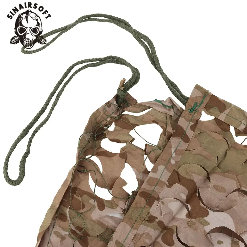 Red de camuflaje de 1,5x2M para caza al aire libre, juego de guerra, redes de camuflaje ciegas tácticas, cubierta de detección antiultravioleta, refugio solar para jardín - imagen 4