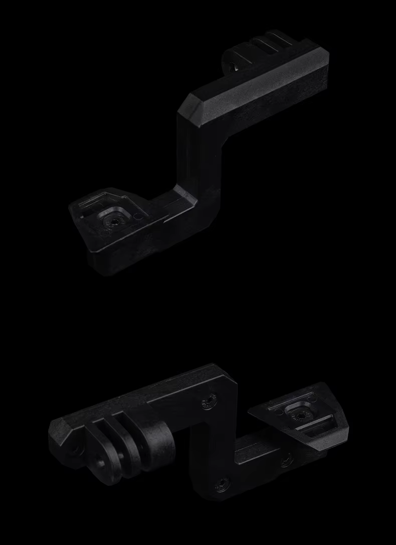 Accesorio negro de nylon para sujeción