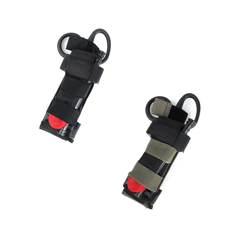 TMC-soporte de torniquete pequeño para tijeras y aplicaciones, bolsa de almacenamiento Molle deportiva BK/RG