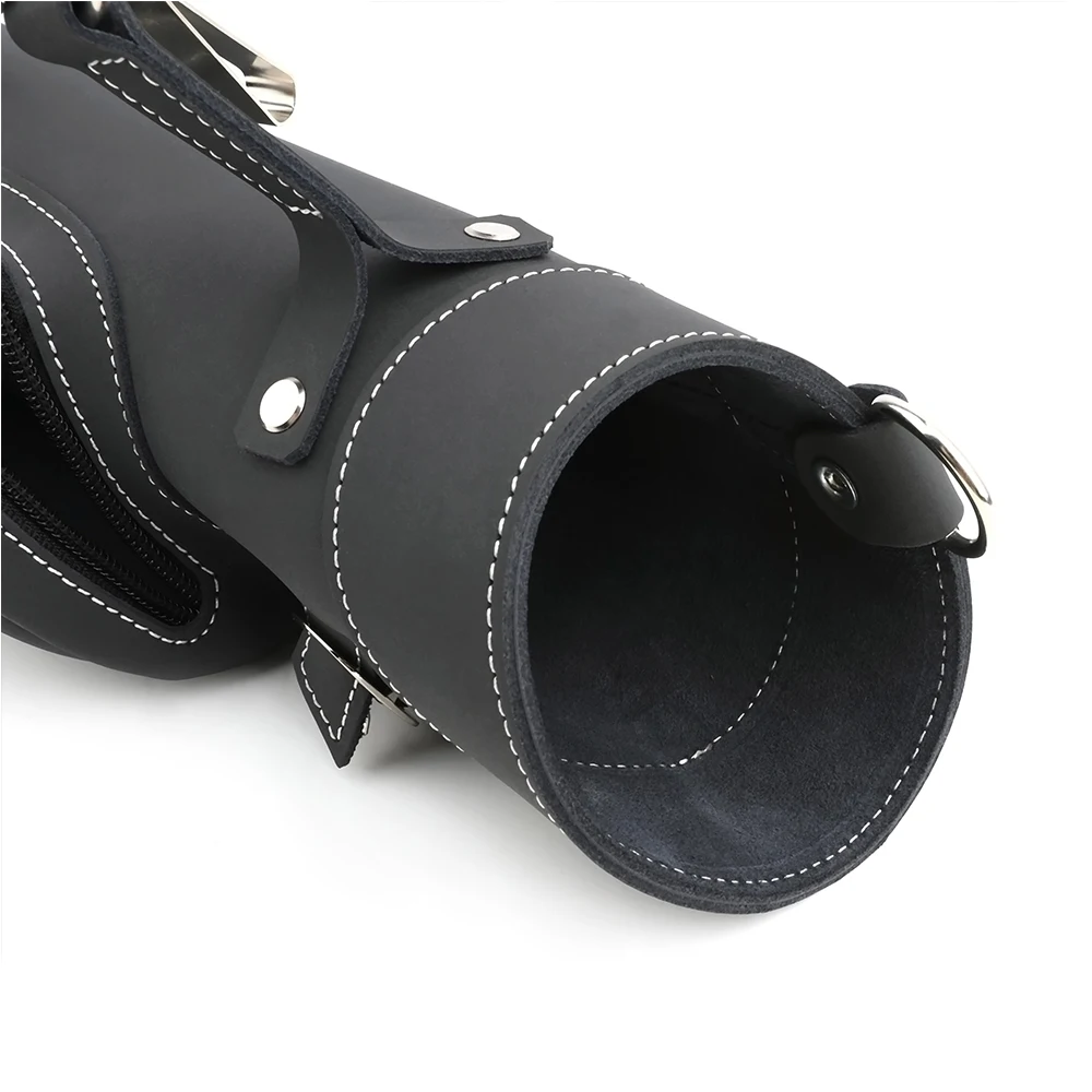 Carcaj de flecha de tiro con arco de piel de vaca, puede contener 20-30 Uds., flecha, cintura, hombro, espalda, hebilla de cinturón ajustable, funda para flechas, tiro de caza - imagen 5