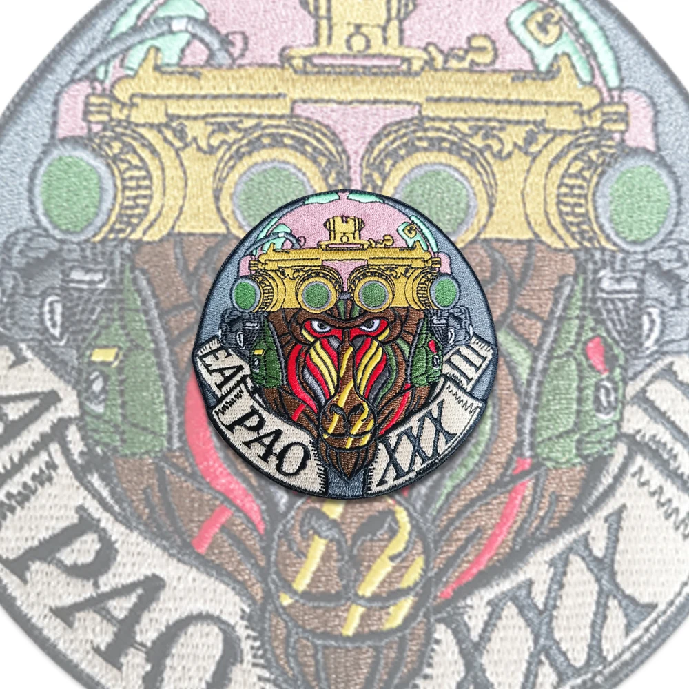 Parches bordados de monos exploradores, insignias para planchar, apliques bordados para prendas, chaquetas, camisetas, animales creativos, divertidos, bricolaje - imagen 5