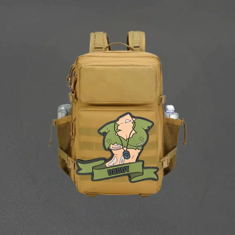 Parche de PVC 3D de Chica de Anime, chaleco táctico, sombreros con gancho y bucle, insignia de moral, mochila, pegatinas decorativas, parches para brazalete para ropa