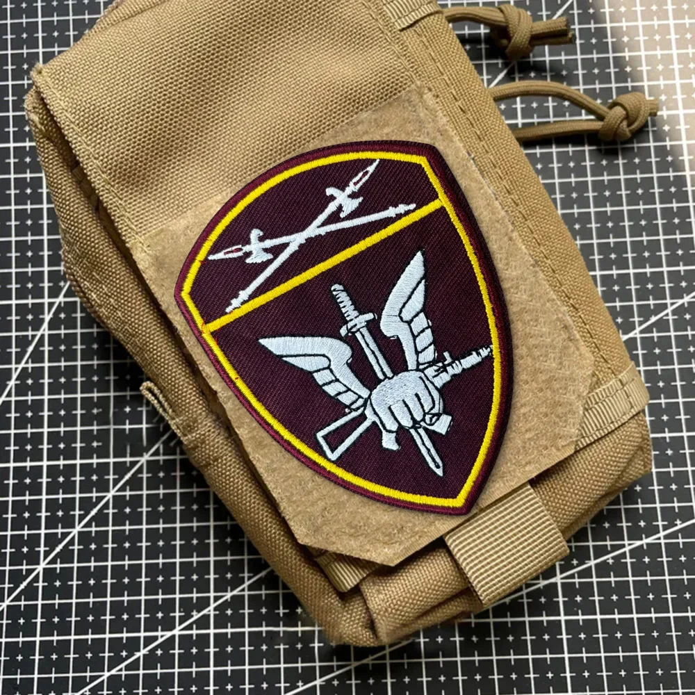 Parche de Velcros Meme, gancho de moral táctico, cierre bordado, pegatina del ejército militar, insignia para mochila - imagen 3