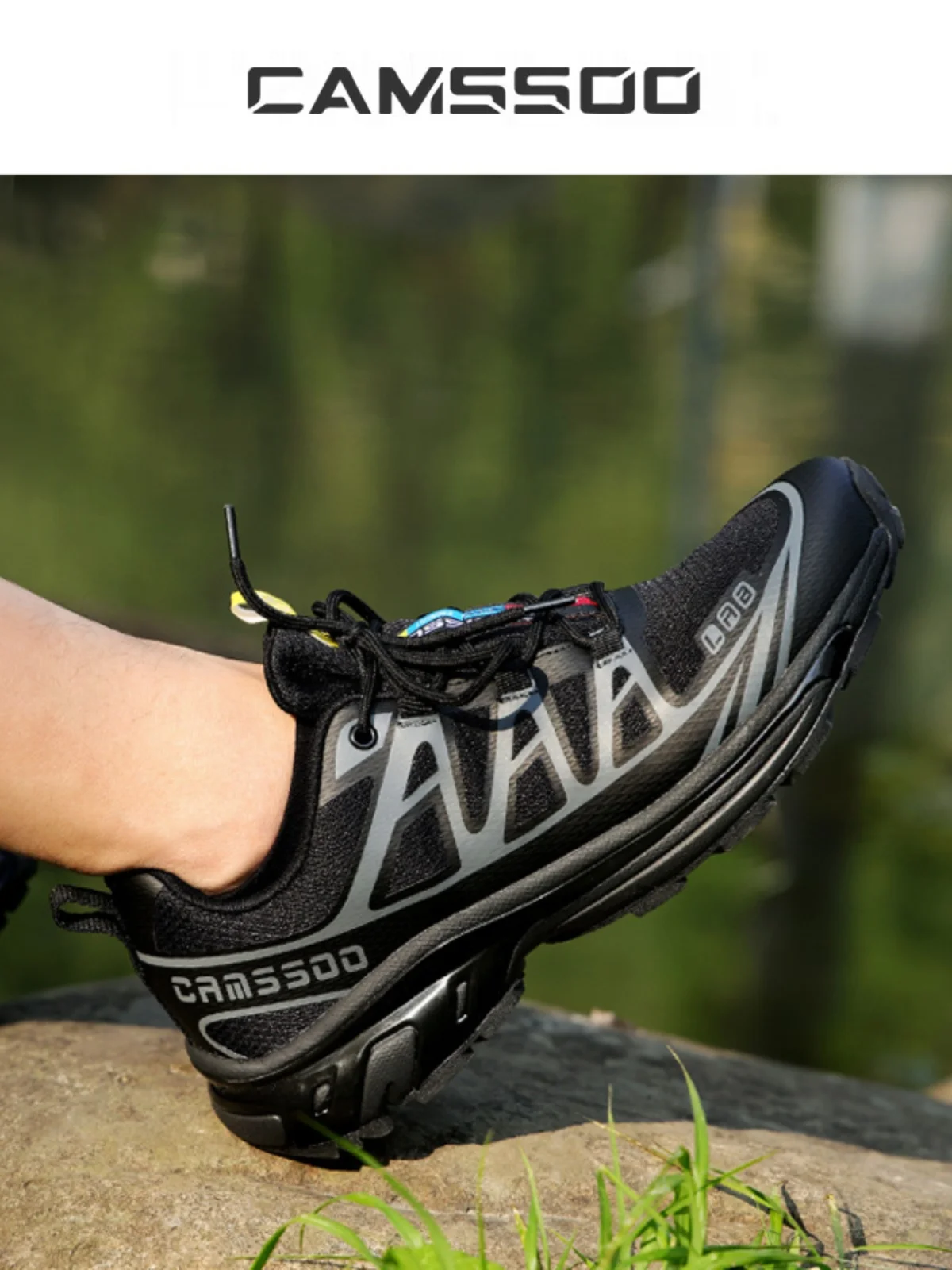 Camssoo-zapatos de senderismo de malla impermeable para mujer, botas de caza, Zapatillas todoterreno, deportivas, Trekking, correr - imagen 3