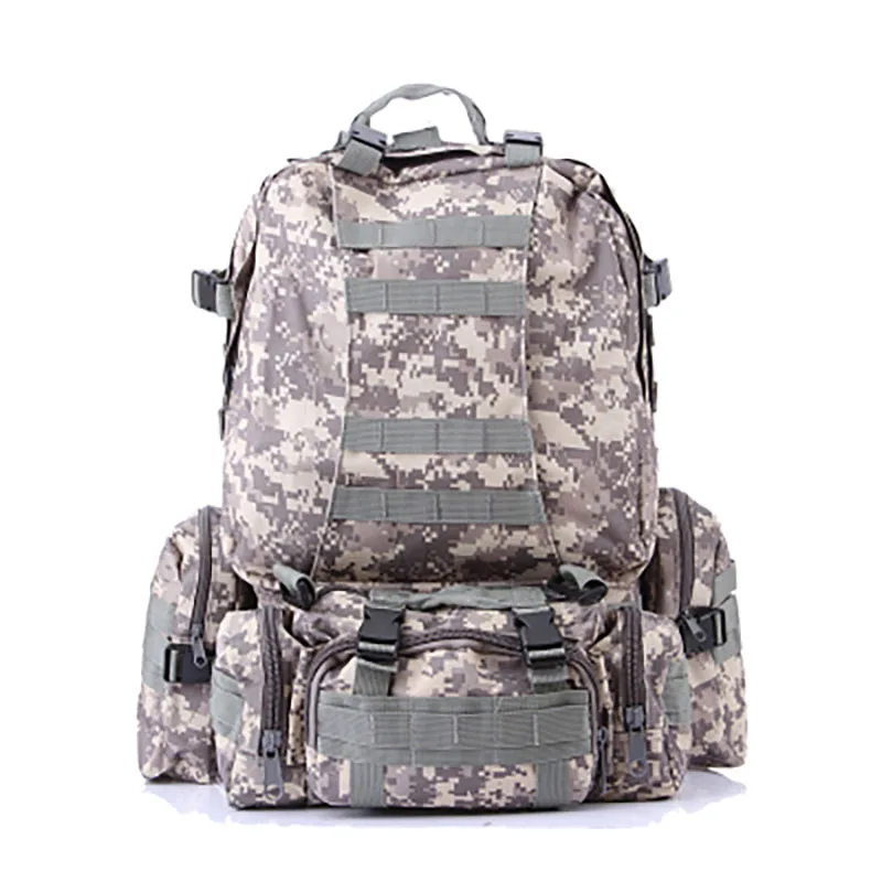 Mochila táctica desmontable de gran capacidad, mochila táctica de camuflaje para montañismo y senderismo - imagen 5