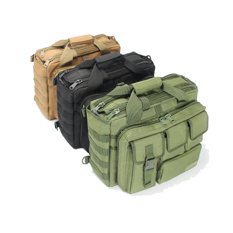 Bolso de mano táctico para exteriores, bandolera multifuncional MOLLE para caza y escalada - imagen 3