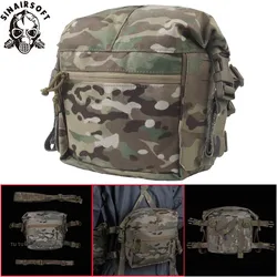 Accesorios tácticos de plataforma de pecho dividida 34A, paquete de expansión Alpha, Kit de expansión LBV, bolsa de rollo grande MOLLE, arnés X acolchado para caza