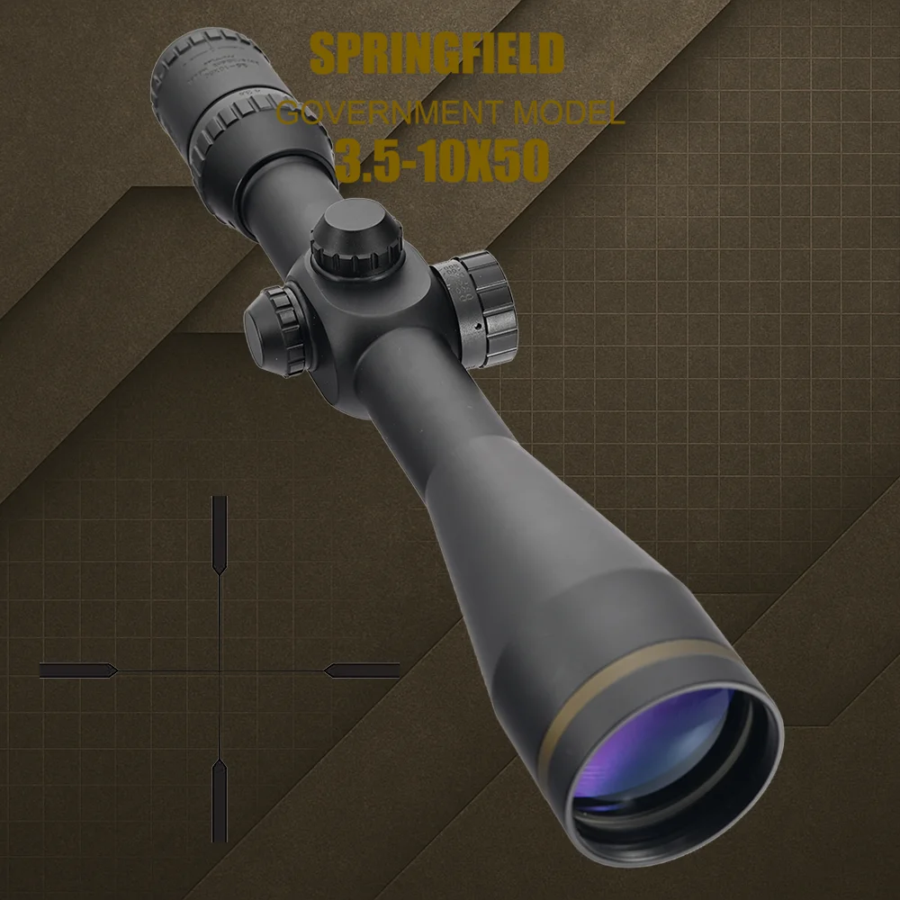 Shooin Optics 3,5-10x50 SFP mira telescópica estilo misión retícula Pro-Plex enfoque lateral tubo de 30mm 1/4 alcance de asistencia de nivel MOA