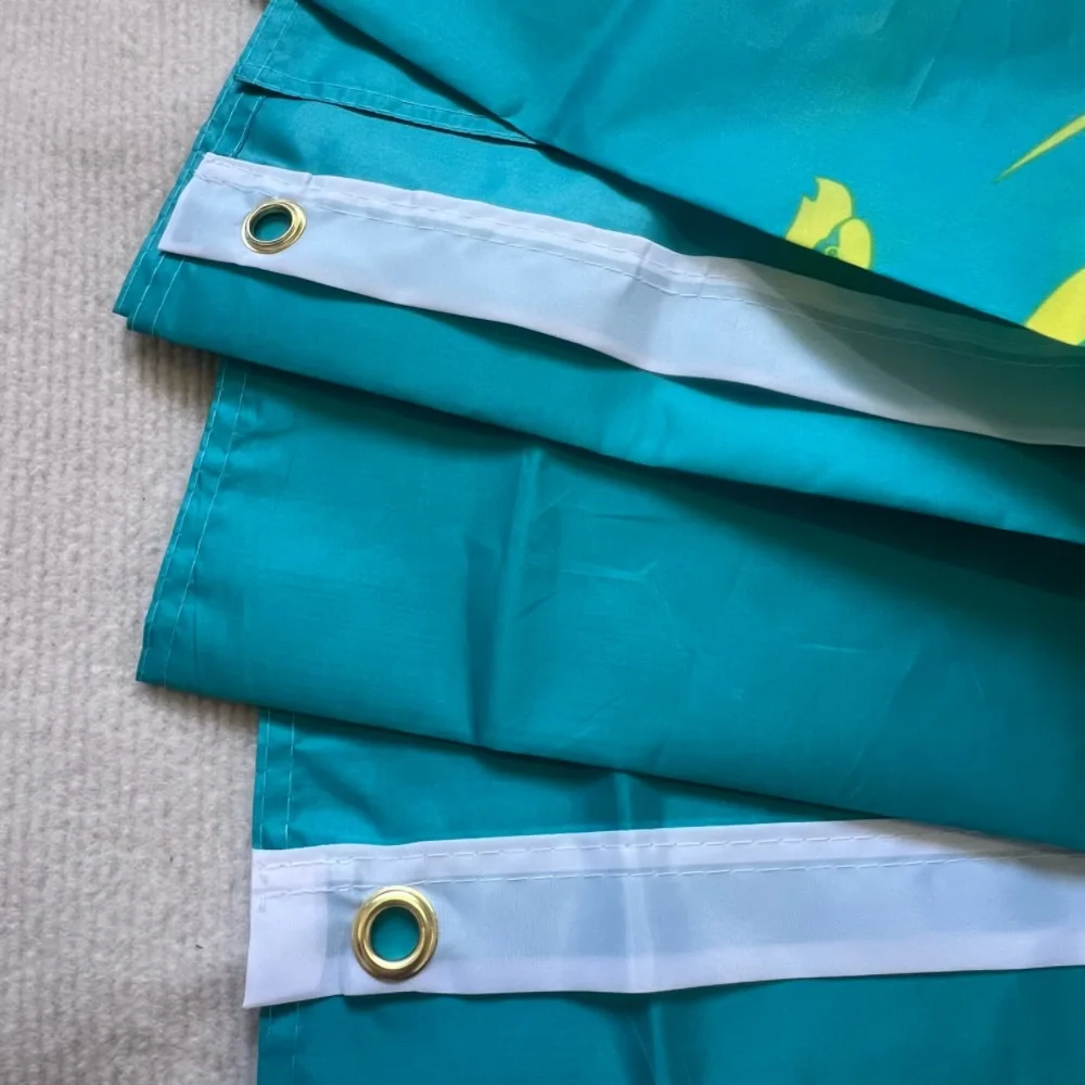 Bandera de Kazajstán YIXIN, 90x150cm, bandera de Kazajstán, bandera de festival de desfile, decoración del hogar, actividades de oficina - imagen 4