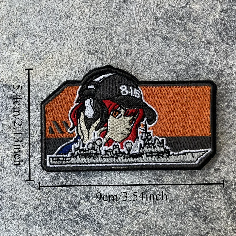 Bucle de gancho bordado para barco de reconocimiento electrónico, parches de insignia de moral táctica para ropa, pegatina para mochila del ejército militar - imagen 2