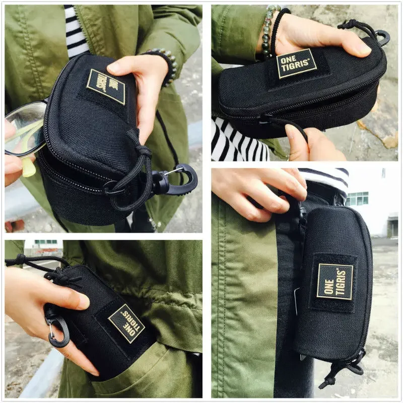 ONETIGRIS-estuche táctico Molle para gafas, gafas de sol portátiles para caza al aire libre, gafas protectoras a prueba de golpes, caja de almacenamiento - imagen 5