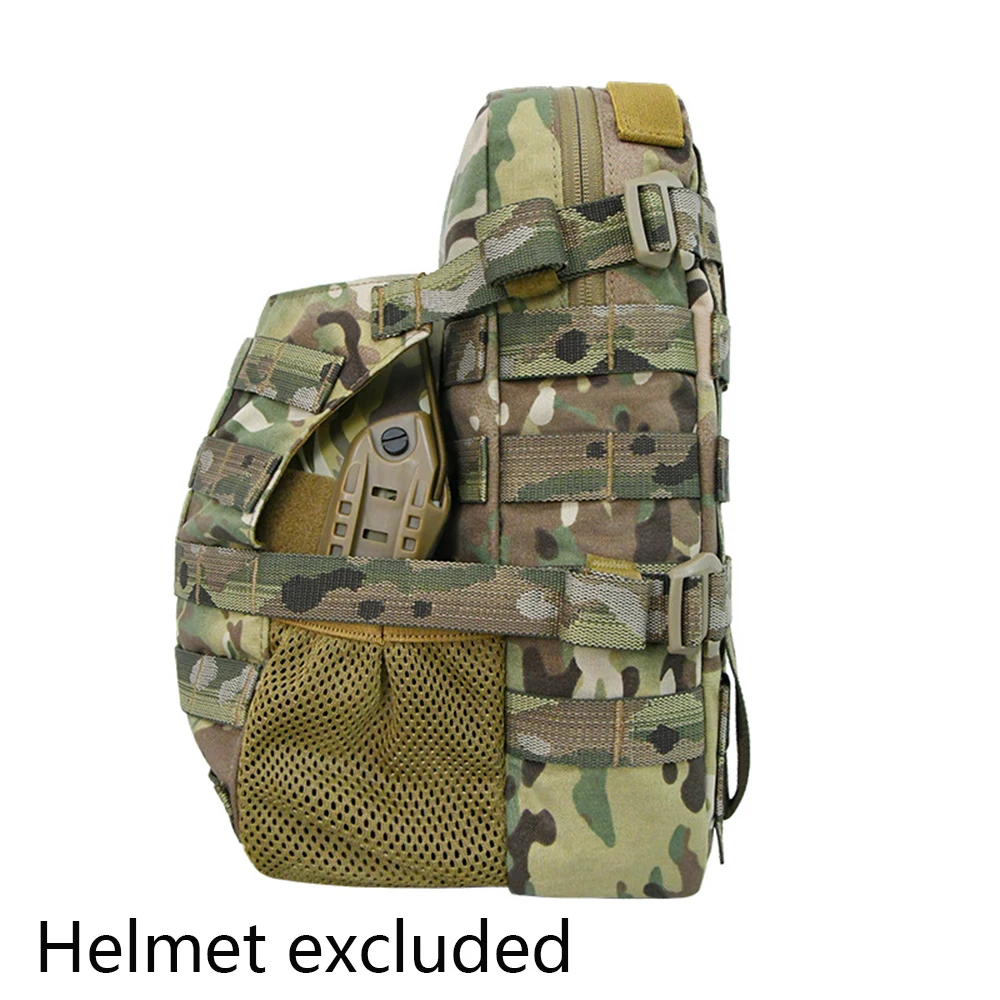 Paquete de hidratación Modular táctica, paquete de vejiga de agua MOLLE, cubierta de casco plegable, accesorios de caza Airsoft para Paintball y ciclismo - imagen 3