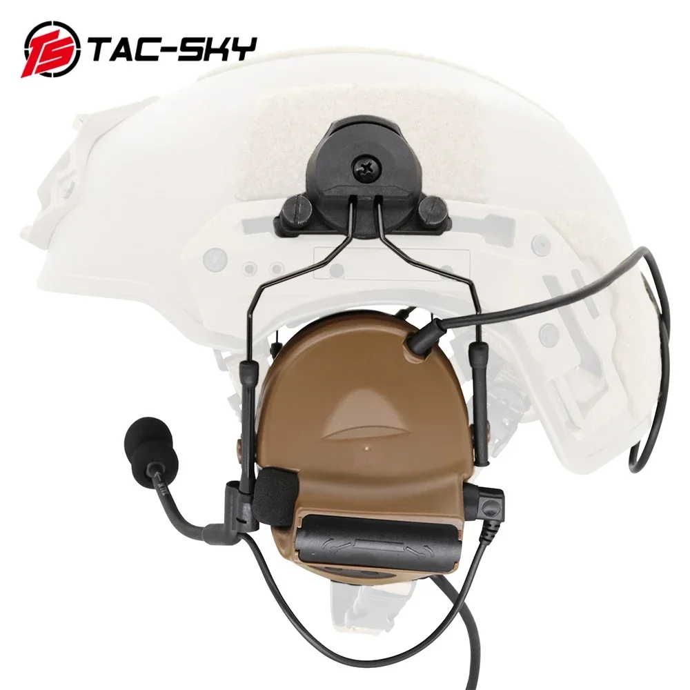 Ts TAC-SKY casco táctico equipo Wend EXFIL adaptador de riel soporte versión COMTA II protección auditiva caza Airsoft deportes Headse - imagen 2
