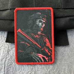 Parche táctico bordado con Velcro para ropa y mochila