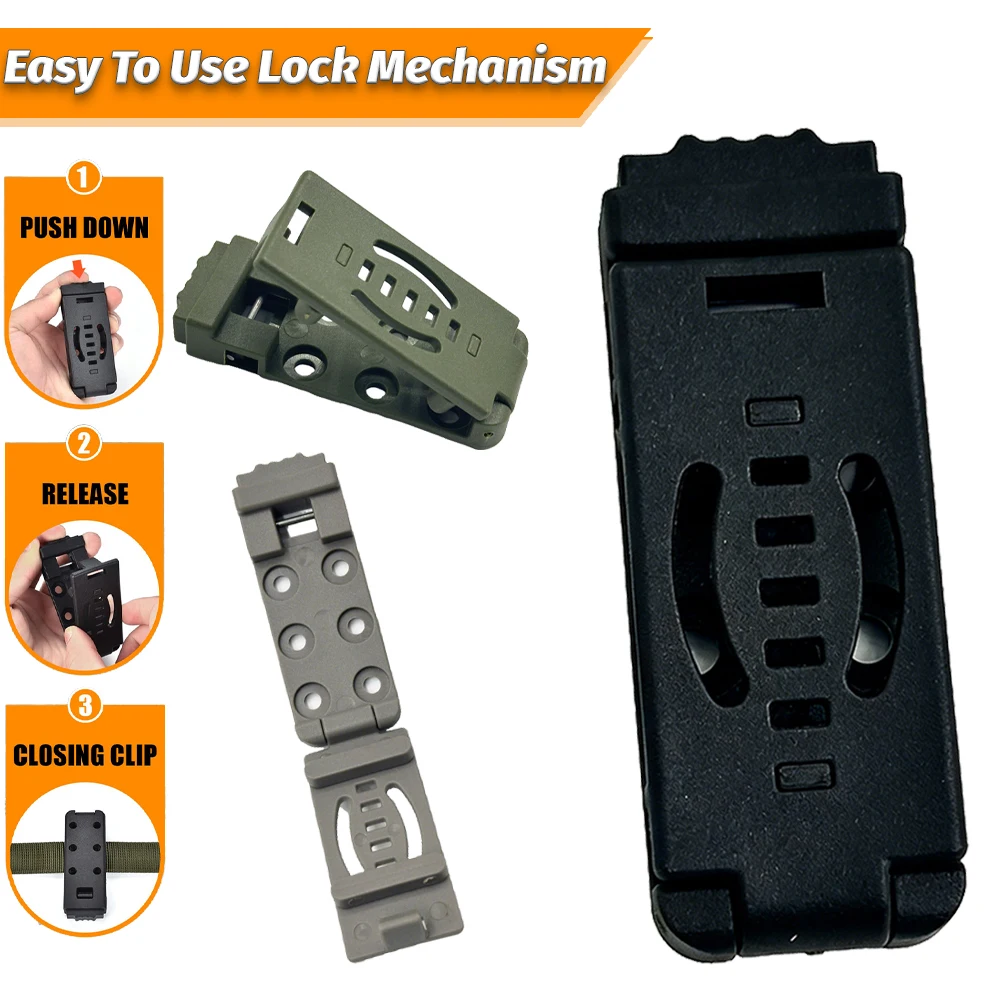 Funda táctica Kydex para cuchillo con clip de cinturón EDC