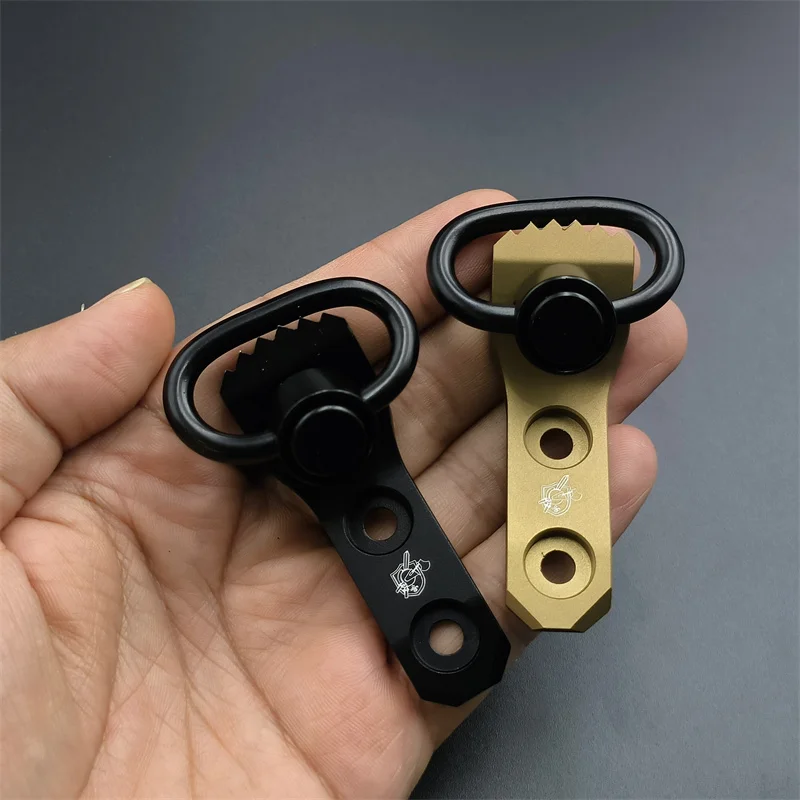 KAC correas Base de botón QD Sling montaje de botón giratorio m-lok montaje de liberación rápida giratorio de 360 grados adaptador de montaje de eslinga de dos puntos - imagen 3