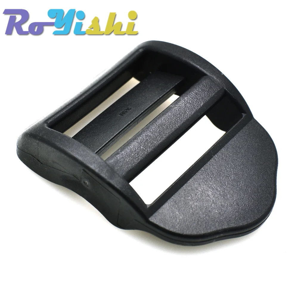 Hebilla de liberación deslizante de bloqueo de escalera negra de plástico para correas de mochila, 20mm, 25mm, 32mm, 38mm - imagen 5