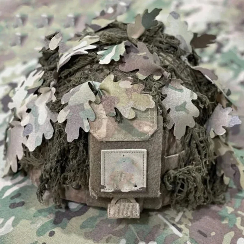 Tiras de camuflaje de nieve blanca, correa de tela para bricolaje, accesorios de ropa de caza, cubierta de casco, 15 piezas por juego - imagen 4