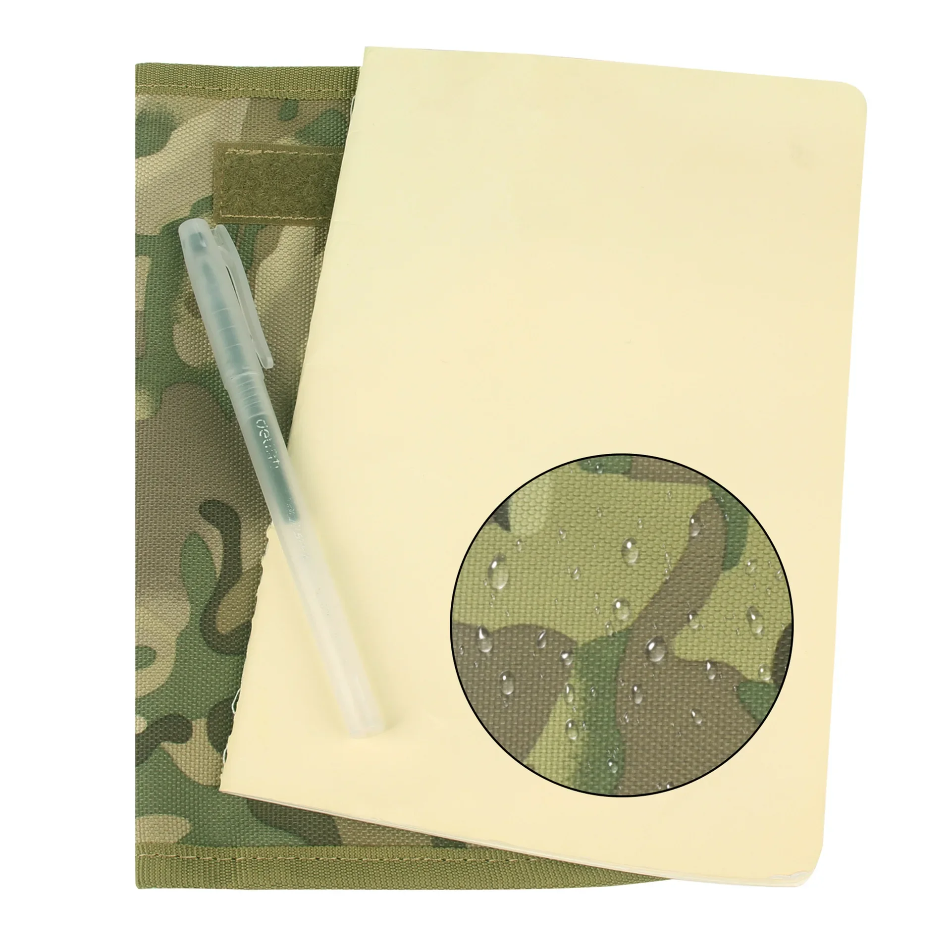 Funda para libro de cuaderno, cubierta táctica para diario al aire libre de camuflaje - imagen 4