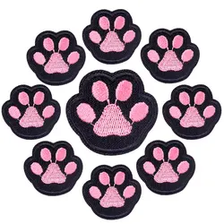 Parches bordados termoadhesivos garras gato para chaqueta