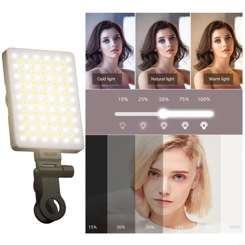 Clip magnético multifuncional en luz belleza Color que cambia teléfono Luz para luz para video Outdoor K1KF - imagen 3