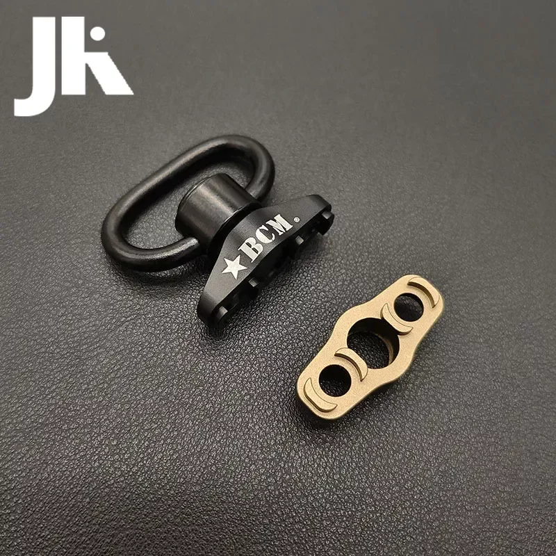 Adaptador giratorio táctico BCM QD, montaje en riel, correa de M-LOK, hebilla, botón de separación rápida, accesorios de caza Airsoft - imagen 5