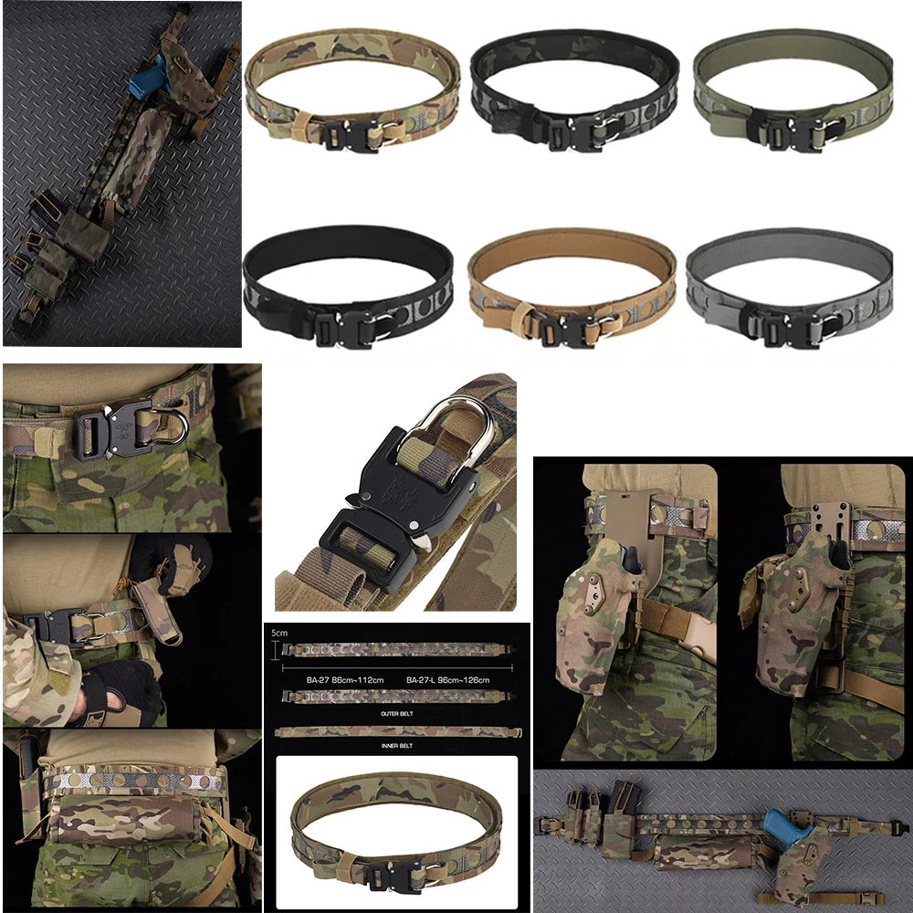 CS Bison cinturón táctico MOLLE con hebilla metálica rápida - imagen 5