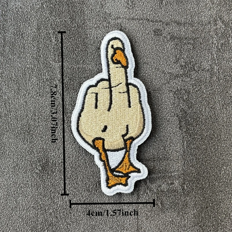 Parche táctico con bordado de animales para ropa, insignias de moral militar con gancho, parches, pegatinas para mochila - imagen 3