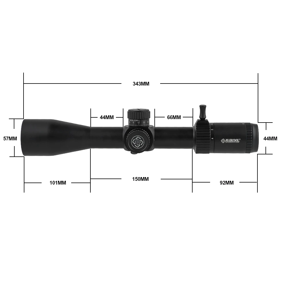 MARCOOL Wolverine SFP SFIRG - Mira telescópica táctica para rifle - imagen 2
