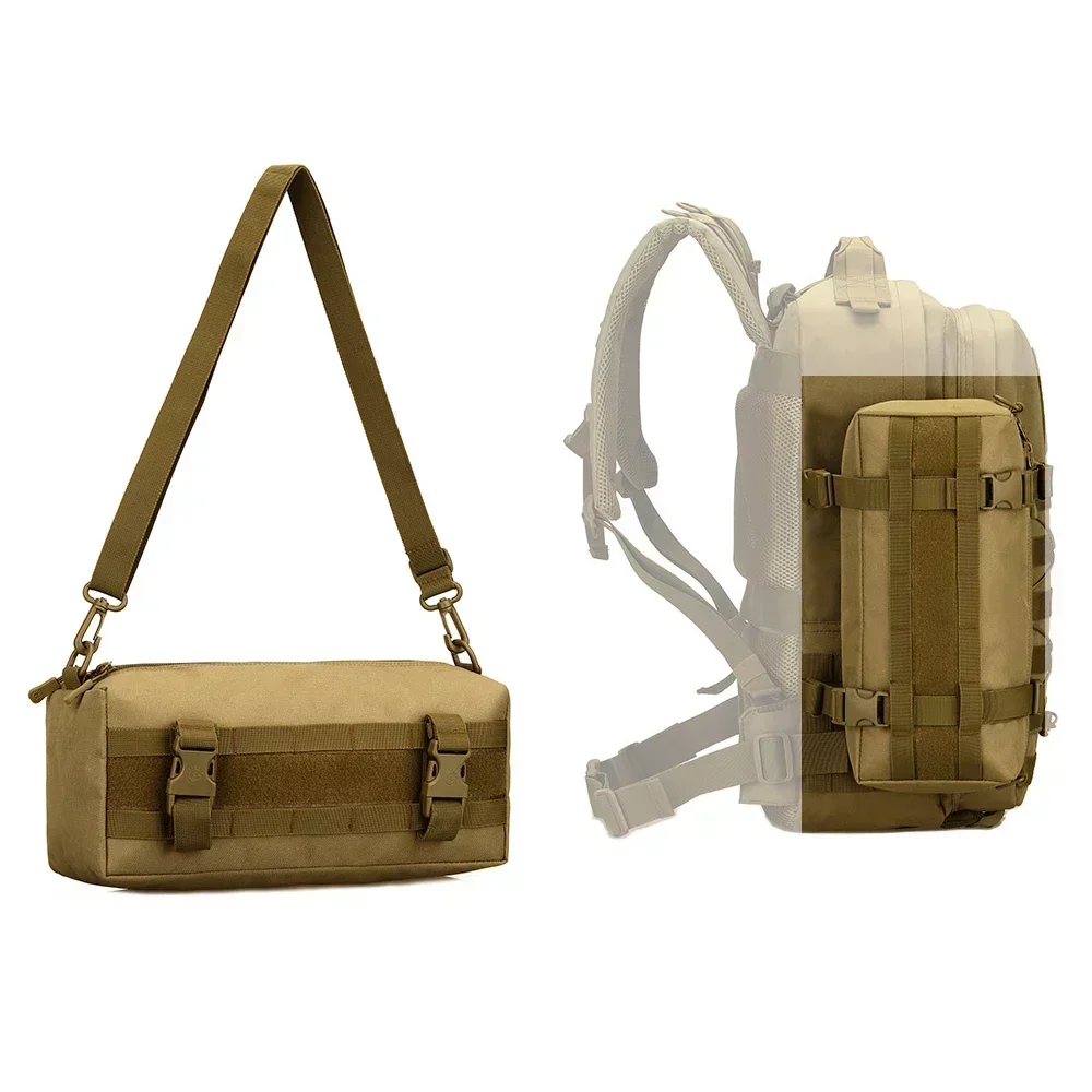 Bolsa táctica Molle multiusos de gran capacidad, mochila de cintura para acampar, pescar, bolsa al aire libre, mochila de viaje, accesorios para senderismo - imagen 4