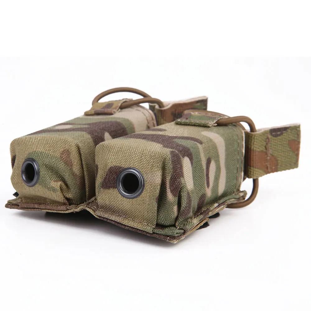 Emersongear-funda MOLLE con doble magzina para chaleco SS, bolsa Mag Airsoft, Paintball, caza, combate, deportes de senderismo, nailon EM6374 - imagen 2