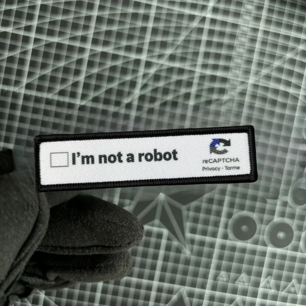 No soy un Robot insignia de moral táctica cuando todo lo demás fallos parche brazalete militar parches de gancho y bucle mochila pegatina impresa - imagen 4