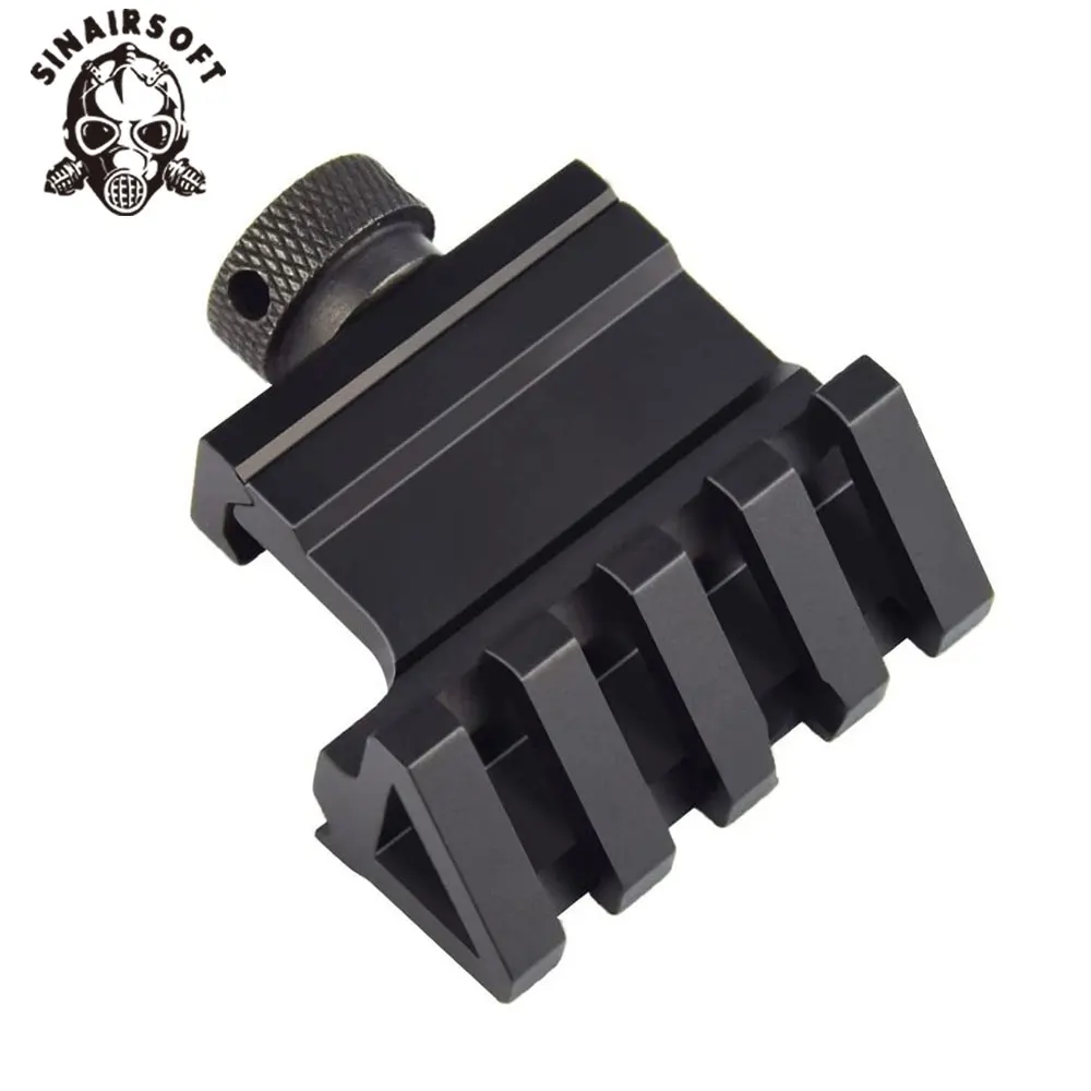 Soporte de riel compensado de Metal táctico, 45 grados, 30 grados, para Rifle AR15 RM, mira de punto rojo, linternas, soporte de alcance - imagen 3