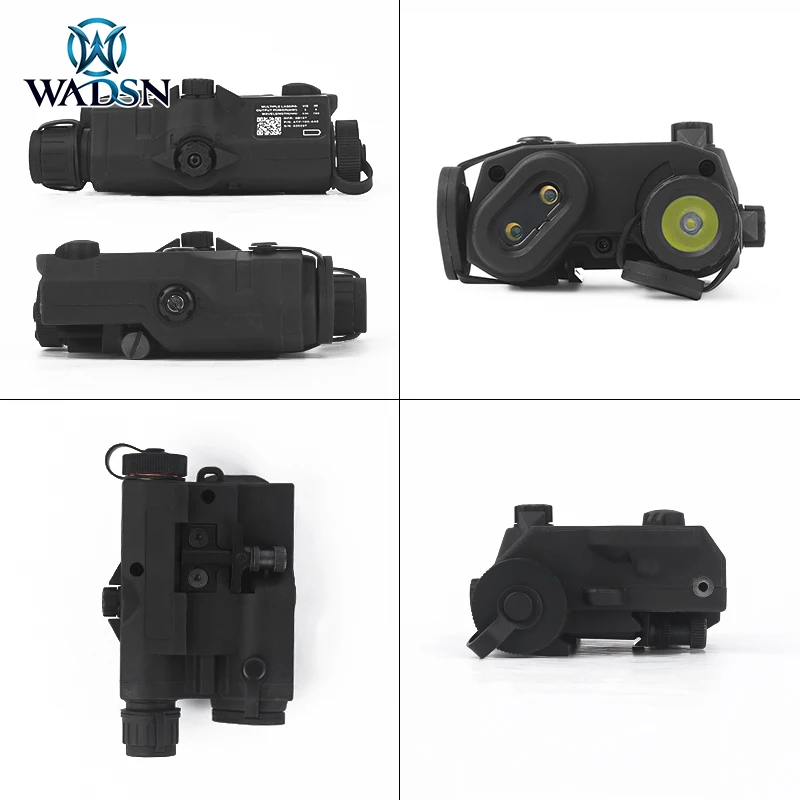 WADSN-LA-5B PEQ15, láser IR de punto rojo, verde, azul, linterna blanca, Airsoft, indicador táctico para riel de 20MM, PEQ-15 de caza al aire libre - imagen 5