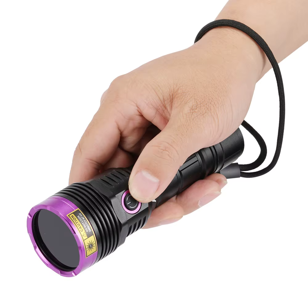 Linterna táctica UV LED 20W para detección y verificación - imagen 5