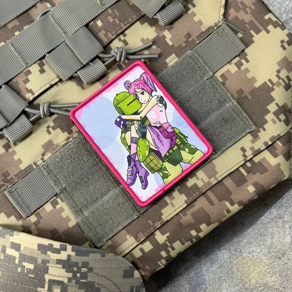 Parche táctico con gancho y bucle Rescate de batalla para mochila - imagen 3
