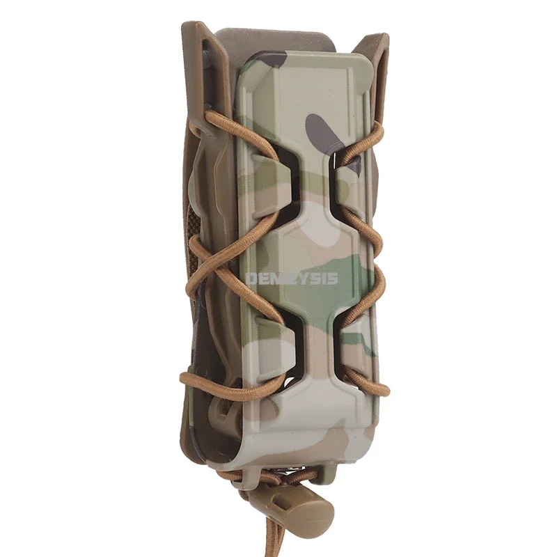 Bolsas de tiro de 9mm 45ACP, linterna de caza, soporte para antorcha, bolsa de cintura, pistolas tácticas MOLLE, bolsas individuales para revistas - imagen 4