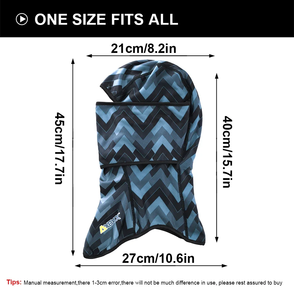 Gorros de abrigo de lana Polar para hombre y mujer, pasamontañas, gorro de cara completa, a prueba de viento y frío, casco de Snowboard gorras, protector de cabeza, moda invierno - imagen 5