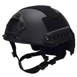 BOOIU casco táctico de salto rápido MH Base para juego de caza al aire libre, casco ABS con rieles laterales, protector de Paintball Airsoft
