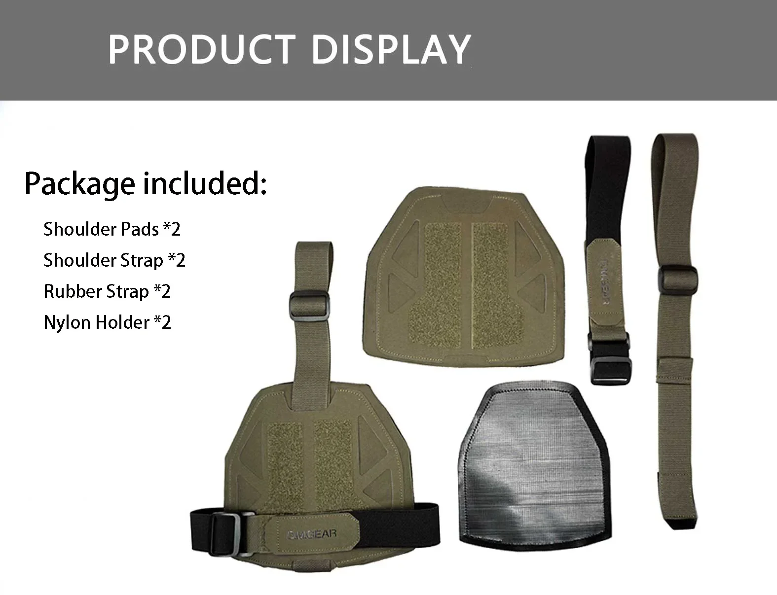 1 par de chaleco táctico, almohadilla de armadura de hombro FCSK AVS CPC, chaleco, protección Universal de hombro - imagen 5