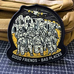 Parche Táctico Reaper Guerreros Gancho Bucle Militar